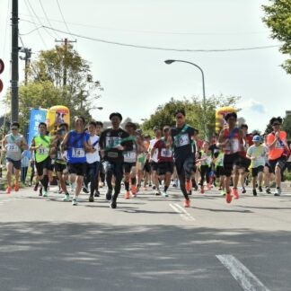 武石さん ハーフ男子大会新標茶　駅伝は自衛隊陸上部Ａ【標茶町】(2025-10-01)