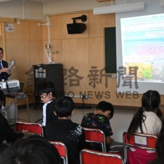 「釧路港に関心持って」　開建　武佐小で出前講座【釧路市】(2025-10-10)