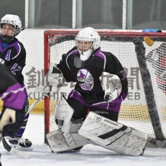 釧鳥取、接戦制し３連覇　釧路合同に１－０　中体連アイスホッケー【釧路市】_1(2025-11-17)