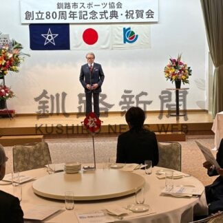 スポーツで地域づくりを　市スポーツ協会８０周年、橋本ＪＯＣ会長が講演【釧路市】(2025-11-17)