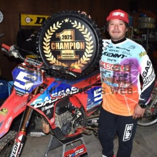 桒垣さん全道総合初Ｖ　モトクロス選手権　釧路にチーム立ち上げ　競技普及にも力【釧路市】(2025-11-18)