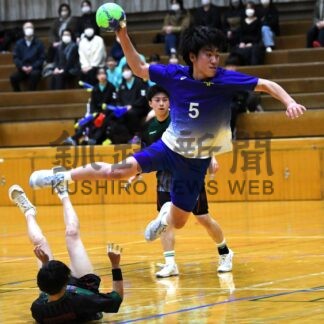 釧江南アベックＶ　ハンドボール道高校新人戦釧根支部予選、来年１月全道へ(2025-11-24)
