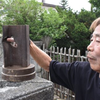 戦争の記憶㊤　空襲で被弾したレール【釧路市】(2025-11-25)