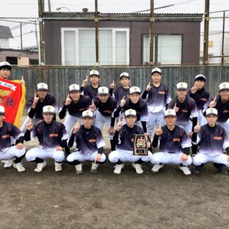 鳥取ＢＣ 道央大会で優勝　中学軟式野球、釧路勢で初の快挙【釧路市】(2025-11-26)