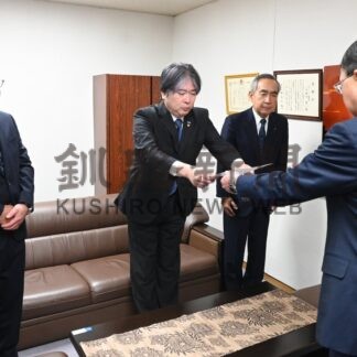 長期的な金融支援を　釧商、北洋銀行で要請活動【釧路市】(2025-12-06)