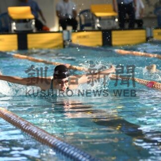 鳥取温水プール、スタート台など新機器導入　公認競技会で好記録続出【釧路市】(2025-12-07)
