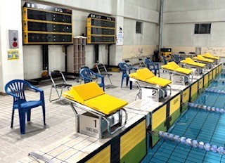 鳥取温水プール、スタート台など新機器導入　公認競技会で好記録続出【釧路市】_1(2025-12-07)