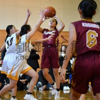 １年生がレベルアップ　中学バスケ、釧根２２チーム強化試合(2025-12-09)