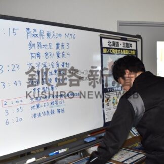 強後発地震注意情報 警戒を　青森で震度６、釧根で大きな被害なし【釧路市】(2025-12-10)