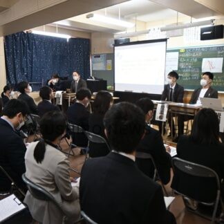 算数、数学指導の在り方理解　市教委 鳥取西小、中で研修講座【釧路市】(2025-12-20)