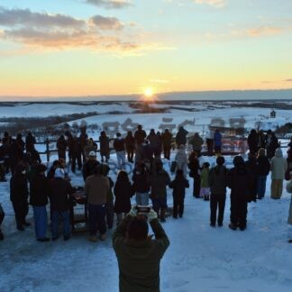 初日の出、新年祝う　多和平展望台【標茶町】(2026-01-04)