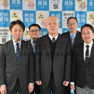 「会員増強に力」新役員が本社表敬　釧路あすなろクラブ【釧路市】(2026-01-23)