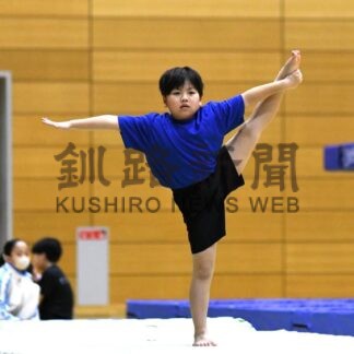 日頃の練習、成果発揮　体操・トランポリンＫＧＣチャレンジ杯【釧路市】(2026-01-27)