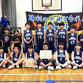 Ｕ１５の部　男子・釧共栄　女子・釧鳥取西　Ｕ１２の部　男子・青葉　女子・富原Ｖ　釧新杯バスケ_2(2026-02-03)