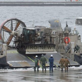 支援物資の物流確保　根室市と陸海空自衛隊が連携、巨大地震想定し訓練【根室市】(2026-02-12)