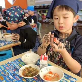 シカ肉、花咲ガニおいしい　ふるさと給食【根室市】(2026-02-18)