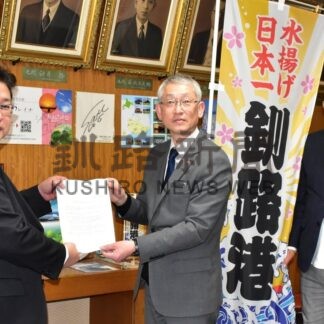 住民税減免など市に要望　全日本海員組合道東支部【釧路市】(2026-02-22)