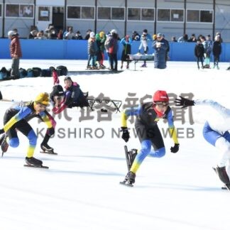 丹羽が二冠達成　スピードスケートファイナル大会　小中学生４０３人疾走【釧路市】(2026-02-26)