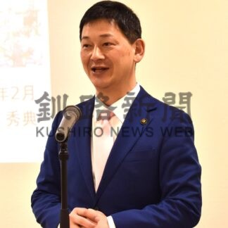 新年度予算案を説明　釧新懇話会で鶴間市長講話【釧路市】(2026-02-26)