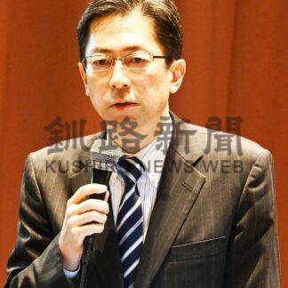 道内物流の現状報告　道商連の福井氏ら講演【釧路市】(2026-03-06)