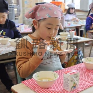 「カレイおいしい！」　まるごと根室、小中学校給食で提供【根室市】(2026-03-12)