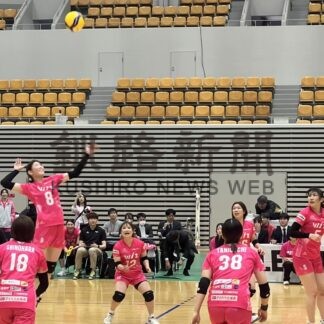 アルテミス、最終戦飾れず　Ｖリーグ女子公式戦【釧路市】(2026-03-17)