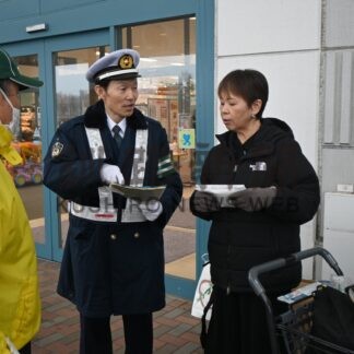 きょうから青切符適用　釧路署など自転車の安全利用啓発【釧路市】(2026-04-01)