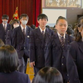 ２中学校と看護学院で入学式(2026-04-08)