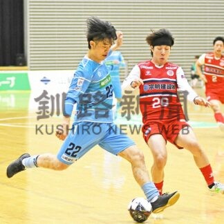 サッカー技術 後輩へ　フットサル髙橋選手、スポンサー募集【釧路市】(2026-04-09)