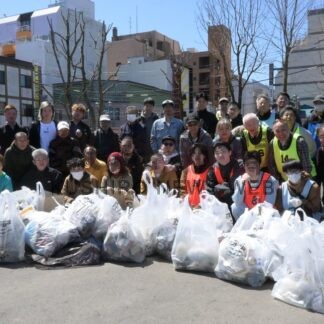 釧路振興会、歓楽街「末広」きれいに　北ローターアクトクも【釧路市】(2026-04-26)