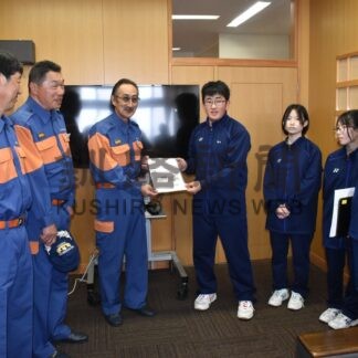 歯舞学園児童ら消防団に感謝動画　珸瑤瑁林野火災で【根室市】(2026-05-01)