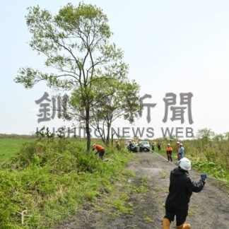 新野牧場周辺で雑木伐採　建設業者３社【釧路市】(2026-06-01)
