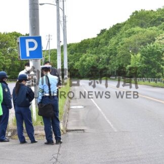 死亡事故の状況確認　釧路署、道道５３号で現場診断【釧路市】(2026-06-11)