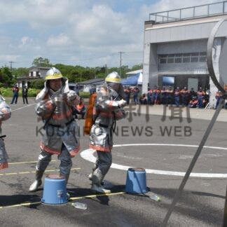 根室管内の消防団、消火技術競い合う　訓練大会【別海町】(2026-06-20)