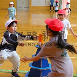 お宝巡ってタッチ！　別海中春別小児童　スポーツ鬼ごっこ白熱【別海町】(2026-06-30)