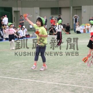 遊戯や玉入れ 元気いっぱい　ことぶき認定こども園で運動会【釧路市】(2026-07-15)