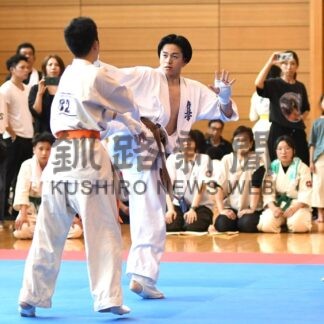 梅井（根室高１年）２冠達成　極真空手道交流大会(2026-07-20)