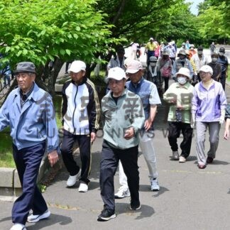 ウオーキングで健康に　根室市老連【根室市】(2026-07-22)