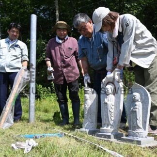 ごみ不法投棄 許さない　見守り地蔵、カメラ設置【釧路町】(2026-07-29)