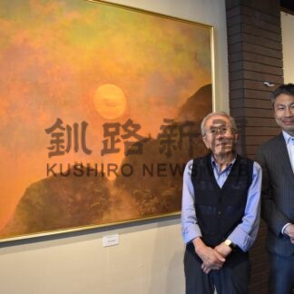 創画展出品作品など１２点　くしろ港町ギャラリーで羽生氏作品展　佐藤紙店９０周年記念【釧路市】(2026-08-02)