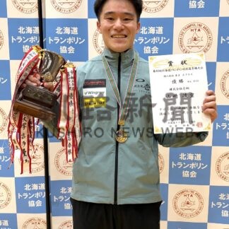 トランポリン強豪校から帰釧　山崎、五輪へ新たな挑戦　「地元の子供に夢与えたい」【釧路市】(2026-08-18)