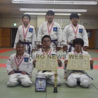 武徳館、全国出場へ　柔道　全道大会小学生の部３位【釧路市】(2026-08-18)