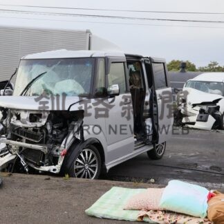 車両同士が衝突　同乗の女性死亡【根室市】(2026-08-22)