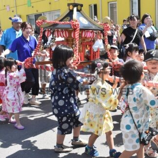 フレンド神輿練り歩く　３園合同で夏祭り満喫【釧路市】(2026-08-28)