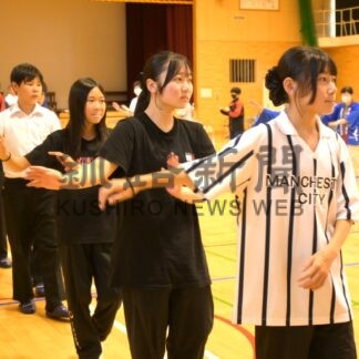 「丹頂鶴音頭」で親睦　阿寒中、出水市の生徒と交流【釧路市】(2026-09-01)