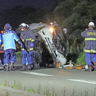 乗用車が横転、２３歳男性死亡【根室市】(2026-08-25)