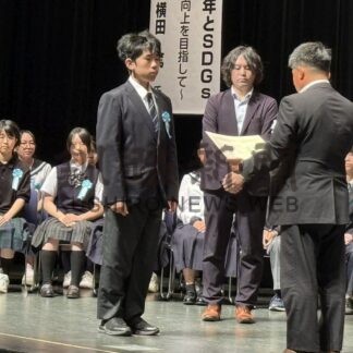 少年の主張全道大会、大瀨良さん （釧鳥取西中３年）優秀賞　釧根の２人熱弁【札幌市】(2026-09-07)