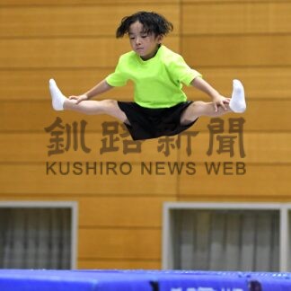 幼児部門 中村が優勝　トランポリン釧路市体育祭　競技普及へ初実施【釧路市】(2026-09-08)