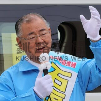 市長選、石垣氏が街頭演説　東氏はビラ更新、期日前低調　【根室市】(2026-09-12)