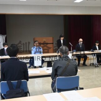 小松陣営のみが出席　釧路町長選で説明会(2026-09-18)